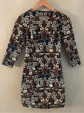 Retro Floral Mini Dress